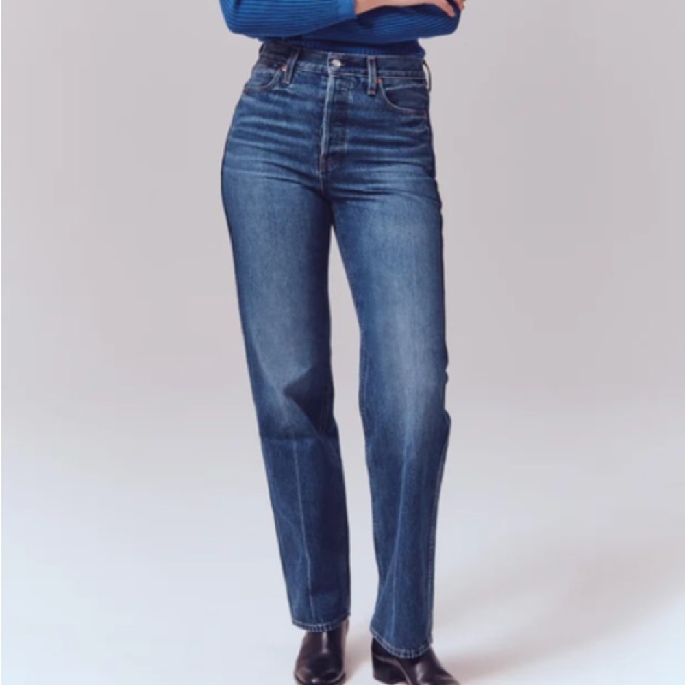 Alex Mill Women 26 Vintage Dark Indigo Carla High Rise Straight Jean NWT